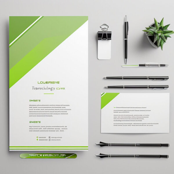 Fast business card design, envelope and branding