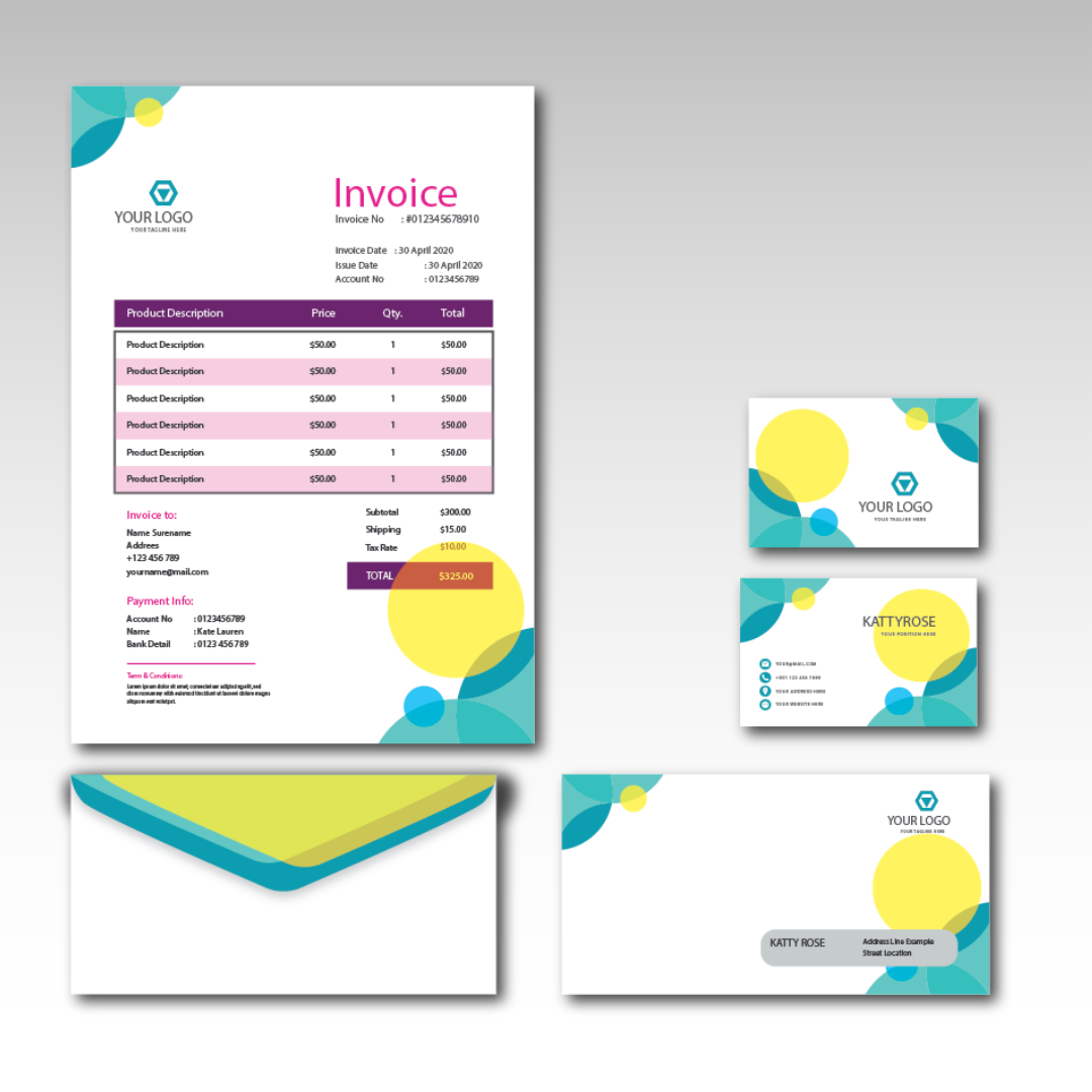 Letterhead examples with logo